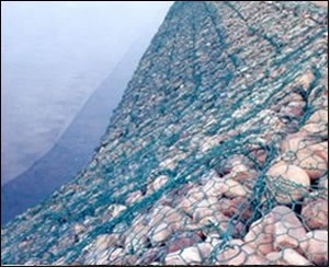 海岸防御用包塑石笼网